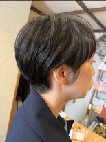 フランジェッタヘアー(Frangetta hair)&nbsp;似合わせマッシュショート
