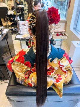 エアー 神戸(AIR) 成人式ヘア＊ハイポニーテール