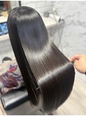 髪質改善ストレート