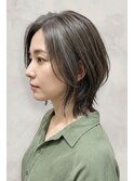 30代40代髪質改善カラー艶髪レイヤーカットウルフ夏カラー
