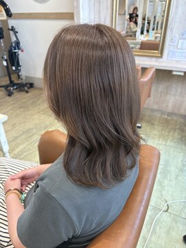 ビズヘアー プチ(bisou hair petit) ブリーチなしベージュカラー◎