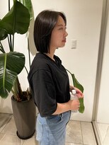 ソエラ(Soera)&nbsp;お洒落切りっぱなしボブ/オリーブグレージュ