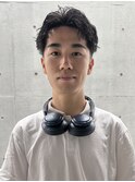 【SHUN】大人の短髪パーマ
