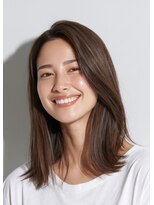 ルシードスタイル アウラ 松戸市五香(LUCIDO STYLE Aura)&nbsp;コアベージュ 小顔に見せるレイヤーカットヘア／クラゲヘアー