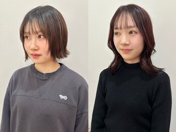 モアバイクリップス 湘南台(moa by clips)の写真/《顔タイプ診断を取り入れたカウンセリングで似合うが見つかる》小顔 × 似合わせが叶う顔まわりカット