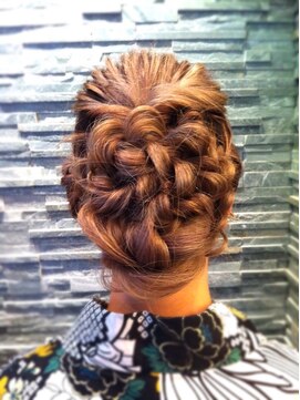 フェリシータ 緑地公園店(felicita) 和装にも似合う★大人かわいいカジュアル編み込みルーズアップ