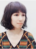 【M.SLASH】大人かわいい*オン眉モードレトロボブ