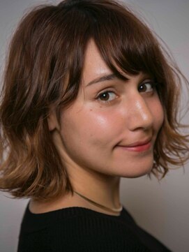 アピッシュ シェリ(apish cherie) ゆるふわボブパーマ