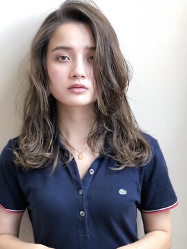 アグ ヘアー ラフェット 上尾店(Agu hair la_fate) 大人グレージュひし形シルエット 大人パーマ