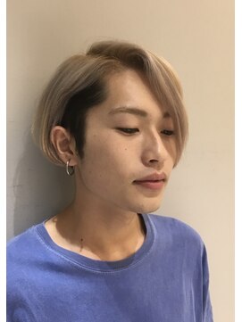 ネオリーブギンザ 銀座店(Neolive GINZA) メンズ ブリーチ ハイトーンカラー☆銀座美容室