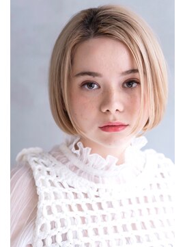 ロジッタ(ROJITHA) 【ROJITHA】内巻きワンカール×ハイミルクティーベージュ