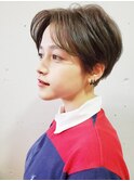 【ルチュラ松島】ハンサムショート×アッシュグレージュ