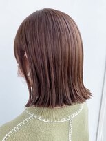 ガーデントウキョウ(GARDEN Tokyo) 【GARDEN荒井夏海】プツッと外ハネボブ×ピンクベージュ