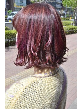 ポタム 東中野(potamu) ボブデザインカラー