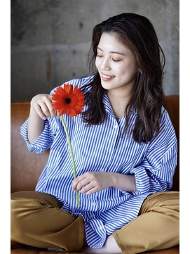 トテ(tote.) ルーズウェーブと一輪の華