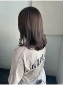 セミロングレイヤー ブリーチなしブランジュ【sk】