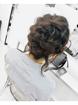 パーティーヘアアレンジ/編み込み/アレンジ