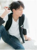 ビジネスでも◎ツーブロックくせ毛ショートc5越谷20代30代40代