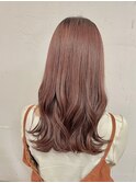 艶カラー/ピンクブラウン/イエベ