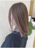 インナーカラーonバイオレット