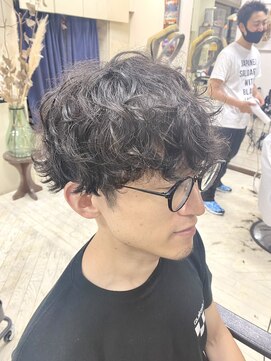 ヌーベルバレ(Nouvelle Vallee) プードルマッシュパーマ/ツイストスパイラル/メンズツーブロック