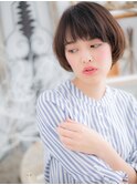 小顔ワンカール暗めカラーショートマッシュc5上尾20代30代40代
