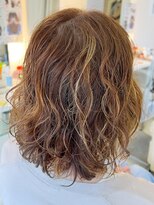 ヘアープロデュース ケー(HairProduceK)&nbsp;脱白髪染め☆大人のミディアムレイヤー30代/40代/50代