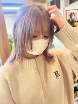 グリ(GURI)&nbsp;ハイトーングレージュカラー ピンクアッシュ