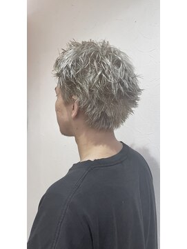 ヘア フラッグ 西葛西店(hair flag) 【男子の憧れ】ホワイトスパイキー　ショート