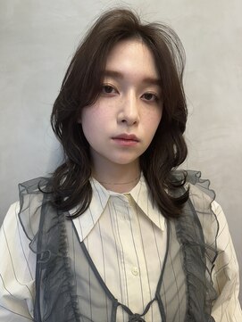 シャルムバイケンジ(Charm.by KENJE) 顔まわりレイヤー/シアーベージュ/透明感カラー/大人女性