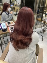 キキ(kiki by KENJE) ブリーチ1回からできるレッドカラー