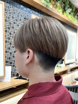 ルーム(Room) ミルクティーベージュ/アッシュベージュ/メンズダブルカラー