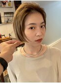 似合わせボブ/大人ボブ/切りっぱなしボブ/前髪なしボブ