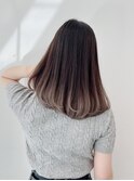 【ALIVE吉祥寺】グレージュグラデーションカラーロブ