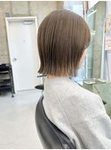 ミニボブ/オリーブグレージュ/20代30代c114
