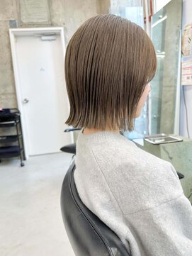 ノエ(noe) ミニボブ/オリーブグレージュ/20代30代c114