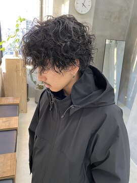 サーリー(SURLY) メンズウルフカット シャドーパーマ