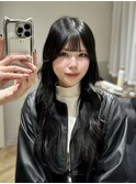 盛れるお顔まわりカット、バングカットでかわいく