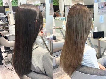 イメージア 町田店(IMAGE A)の写真/【町田】《クセやうねり、広がりにお悩みの方》夏の湿気対策にも◎憧れのサラ艶髪へ導きます！