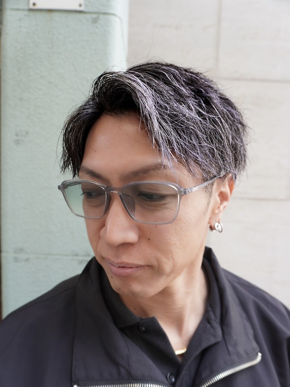 ジュニベア　シルバーメッシュ シルバーメッシュ&金メッシュ このあとカラーシャンプーでやさしくケア