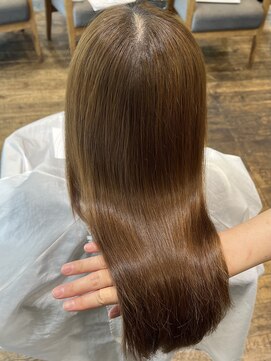 ローネス ギンザ(LONESS ginza) くすみベージュ酸性ストレートベージュヘアーベージュカラー