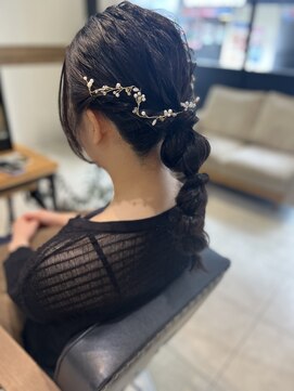 ケンジ 南林間(KENJE) 編みおろしヘア