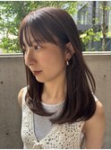 すっきりめの顔まわりカット