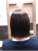大人クール切りっぱなしボブ