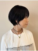 大人女性ショートボブ