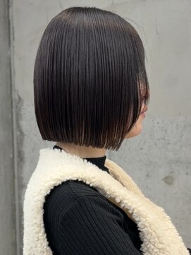 ラフ 新宿(Laff) ぱつっとボブ/新宿/酸性ストレート/縮毛矯正