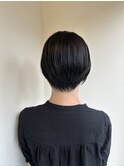 前下がりハンサムショート