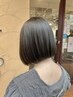 [11月限定]美髪縮毛矯正+デザインカット　ショート_17900