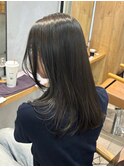 イメチェンダークアッシュ[表参道原宿ケアブリーチ縮毛矯正]