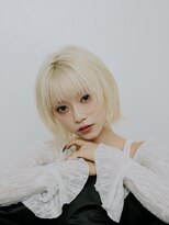 シエ バイ ケンジ 湘南台(sie by KENJE)&nbsp;ボブウルフとブロンドでおしゃれハイトーン♪